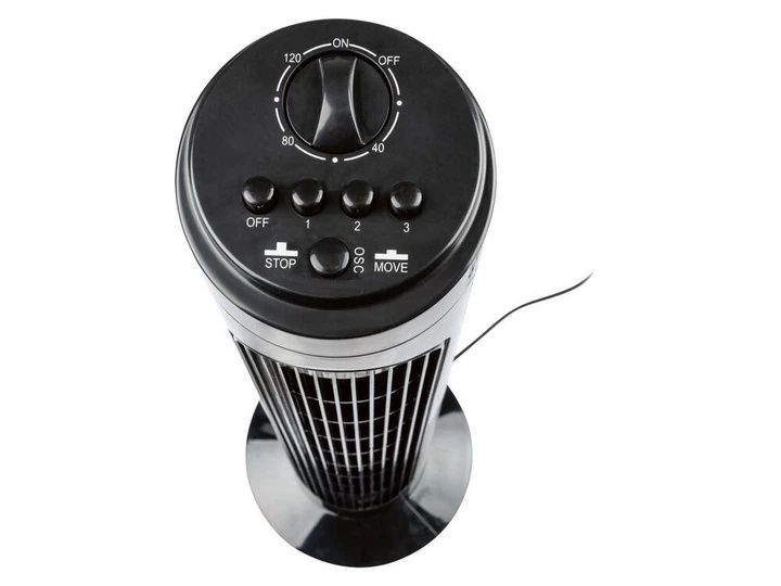 Вентилятор колонний Silvercrest STV 50 F1 Чорний