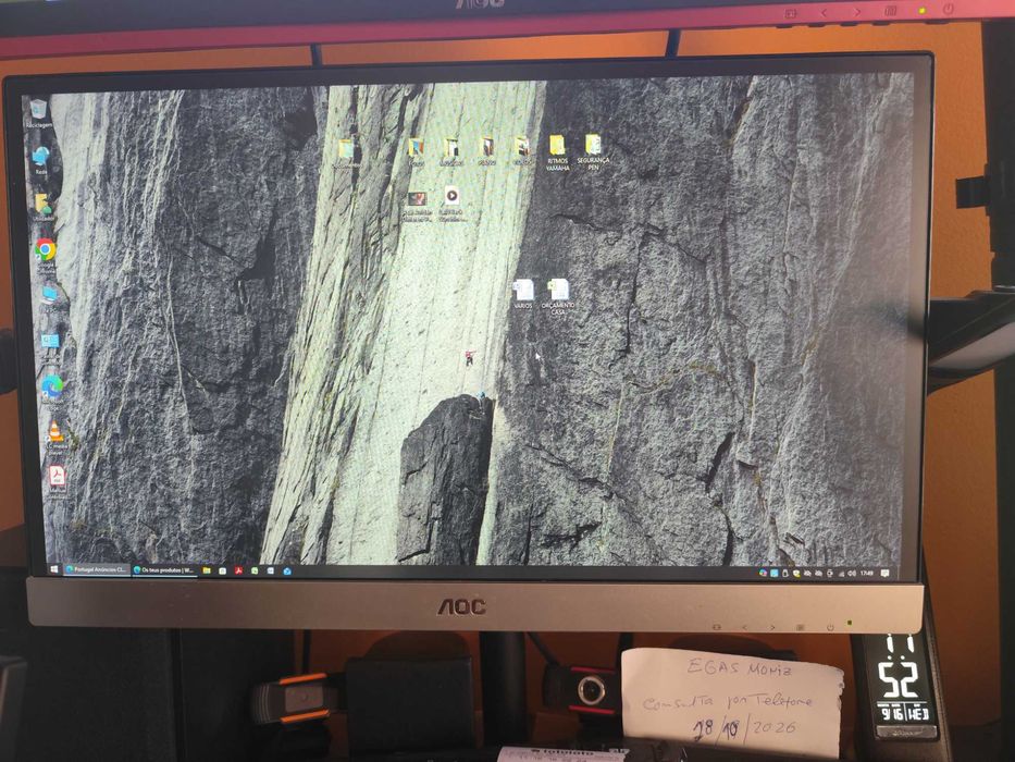 Monitor AOC 22 polegadas Impecável não tem a base