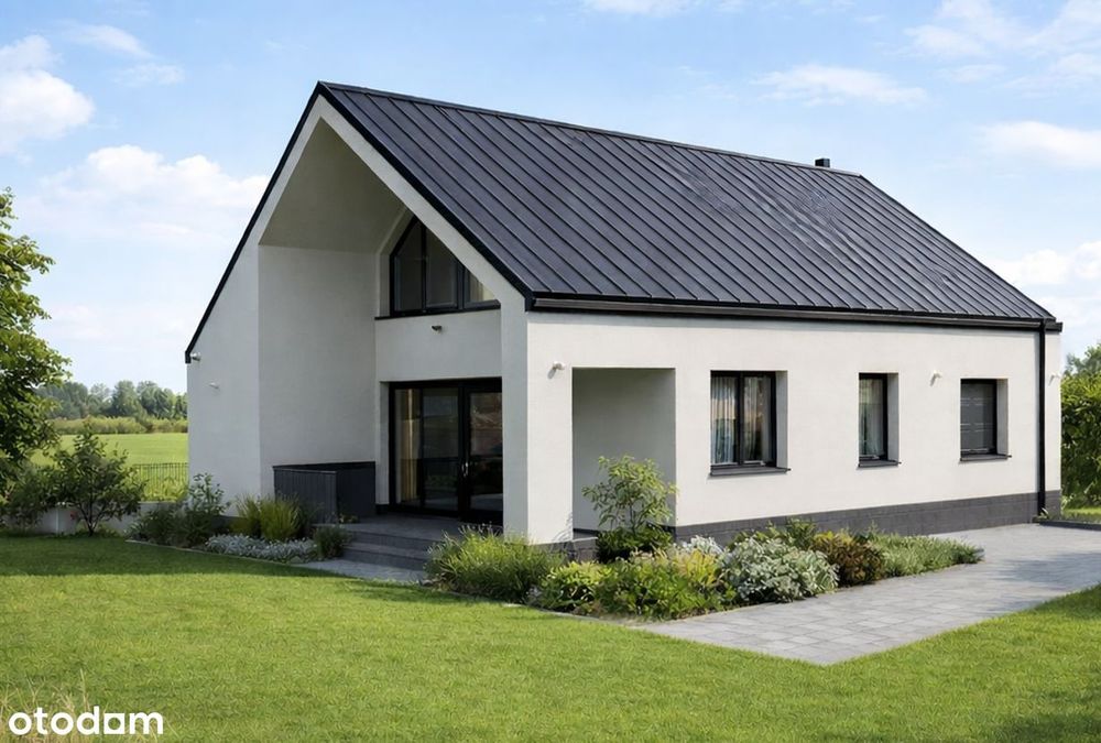 Nowoczesny dom 150 m² z dużym ogrodem nad jeziorem