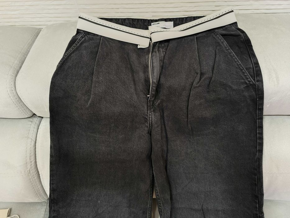 Calça Ganga Bershka Mulher - modelo largo nº38