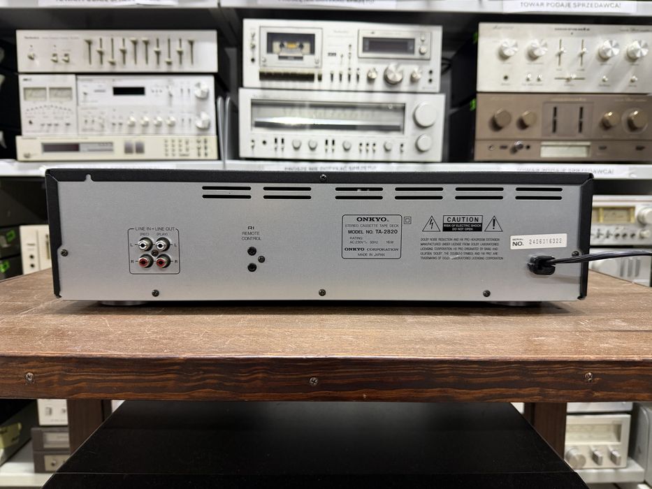 ‼️ Magnetofon Kasetowy Onkyo TA-2820 Audio Room