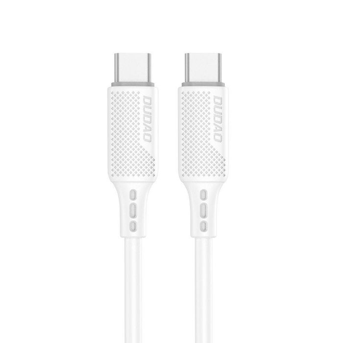 Dudao kabel USB Typ C do ładowania i transferu danych 100W PD 1m biały