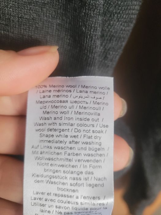 100% wełny merynosnosa sweterek kardigan r. S/M