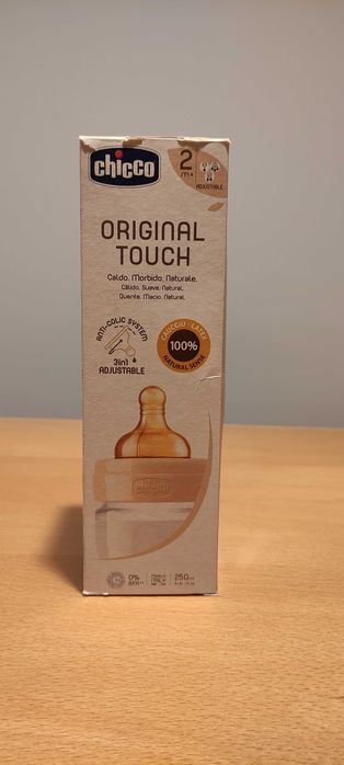 Biberão Chicco Original Touch Retina Borracha Regulável (1,2,3)