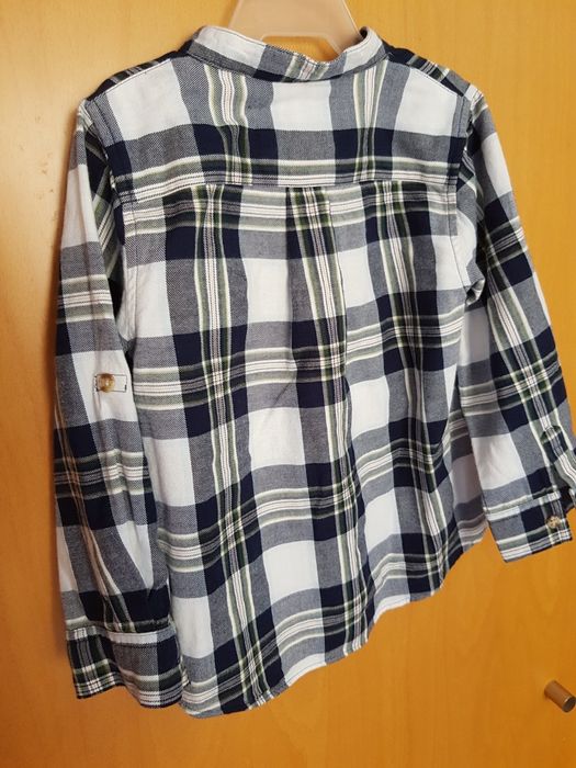 Camisa criança quadrados