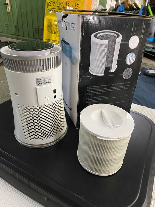 Purificador de Ar Intey Fresh Life 360° - Filtro HEPA Novo + UV-C