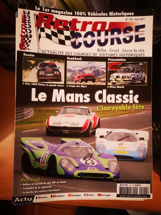 Revistas de carros clássicos Retro Course