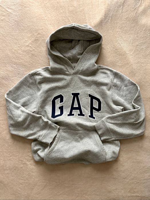 Szara bluza z kapturem GAP Kids XXL