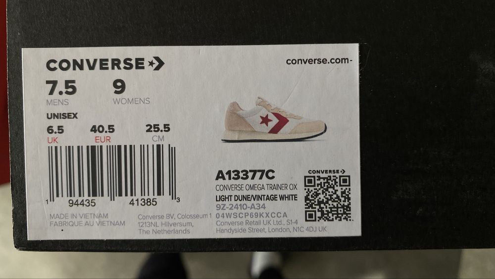 Converse Sneakersy/ buty sportowe damskie, r. 40,5 / dł. Wkładki 26 cm