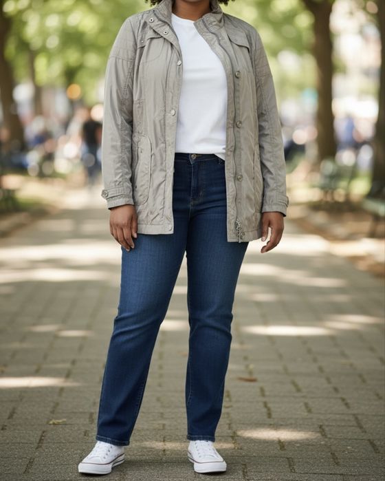 Kurtka lekka przejsciowa Barbara Lebek rozmiar 46 XXXL
