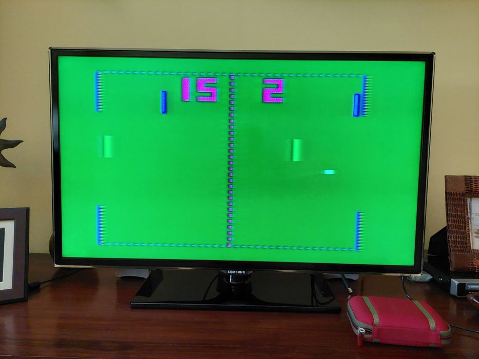 Consola video jogos anos 70 SANWA 9012 com 6 jogos