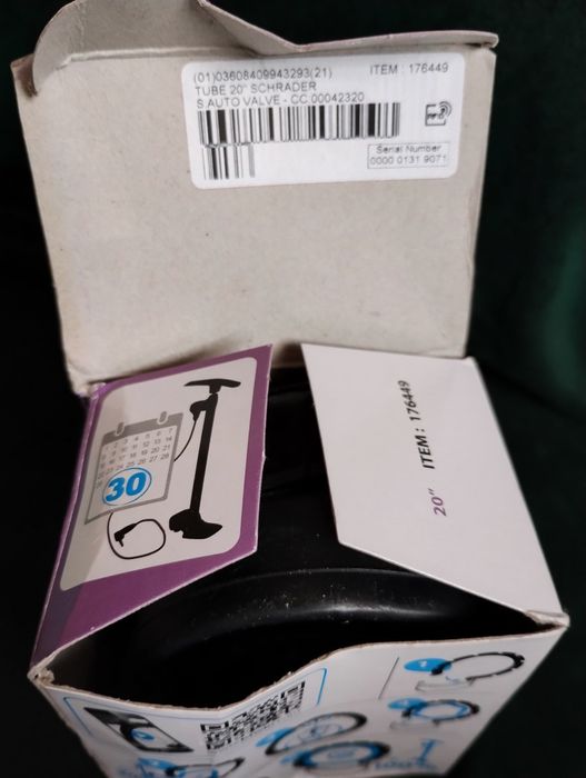 Decathlon nowa dętka rowerowa 20"