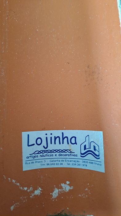 Telha pintada à mão