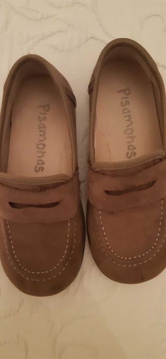 Sapatos camurça menino 27