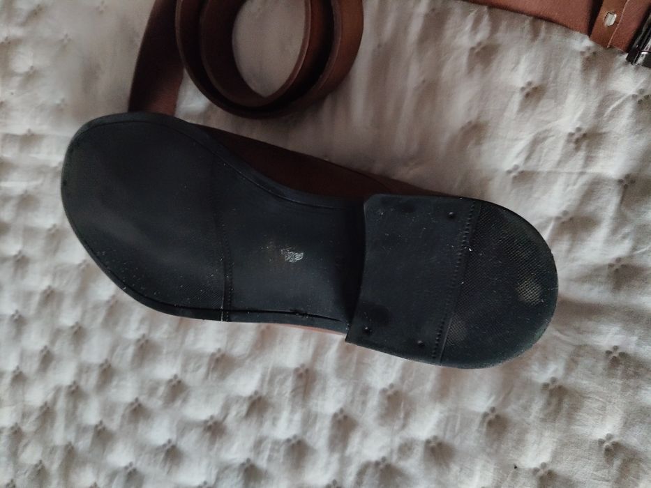 Buty eleganckie oraz pasek