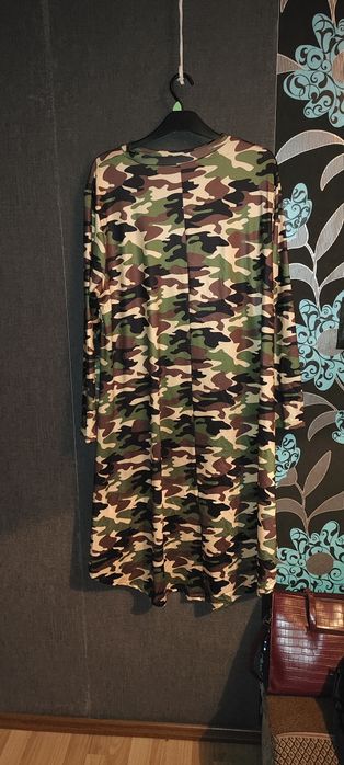 Długa tunika,bluzka  moro 4XL