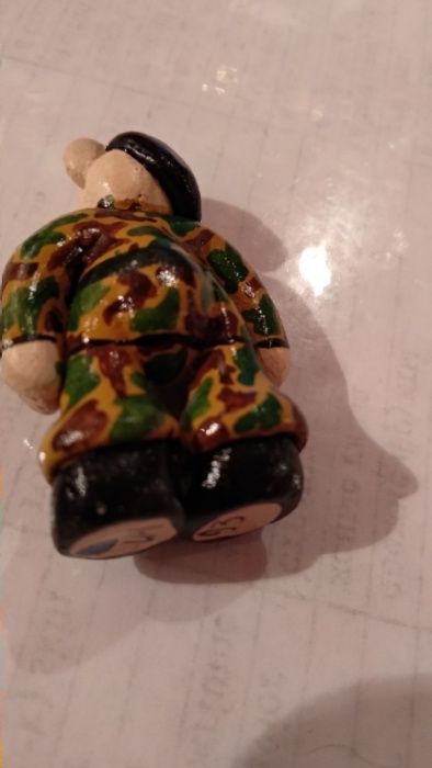 подарок десантник мишка военная форма берет фигурка керамика статуэтка