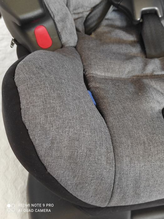 Fotelik samochodowy duofix Isofix AXKID 9-25 RWF szary