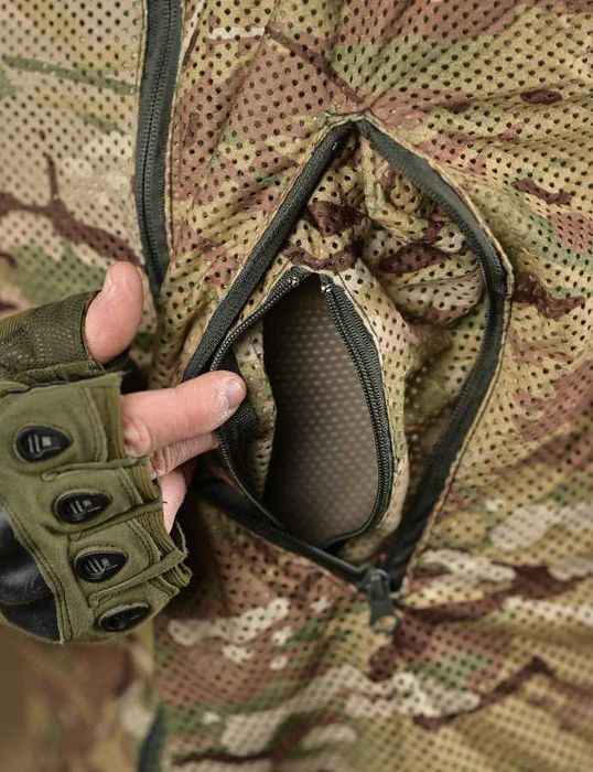 Маскувальний костюм Мультикам із шліфованої сітки M-4XL Без передоплат