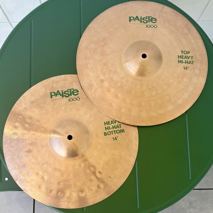 Paiste 1000 Heavy Hi-hats 14” de 1987