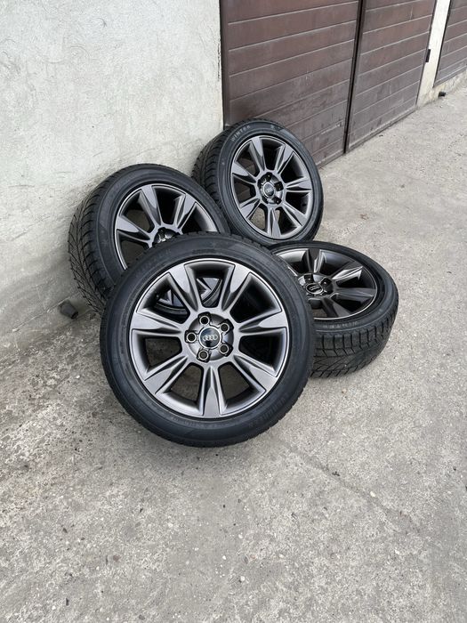 (317)Koła, Felgi 5x112 17” OEM Audi, A4, a5, a6, Grafit
