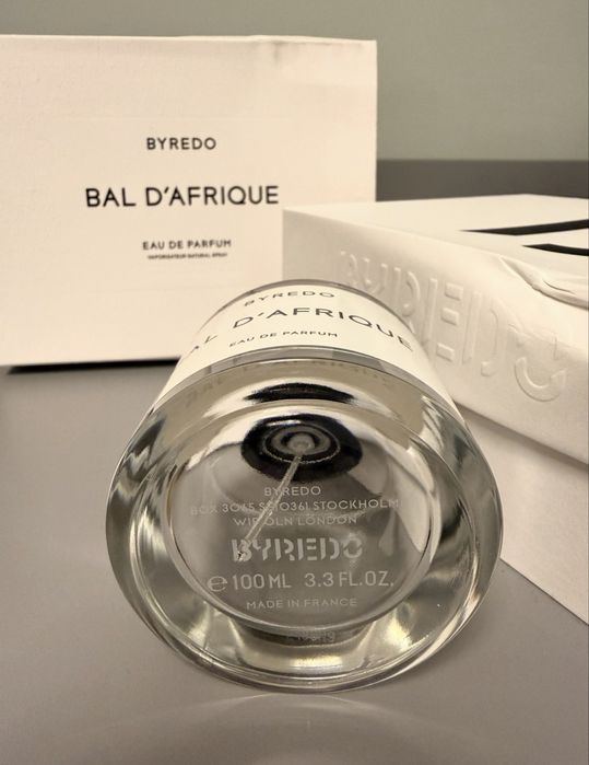 Byredo Bal D’Afrique (prawie) pusty flakon + 2ml Absolu gratis