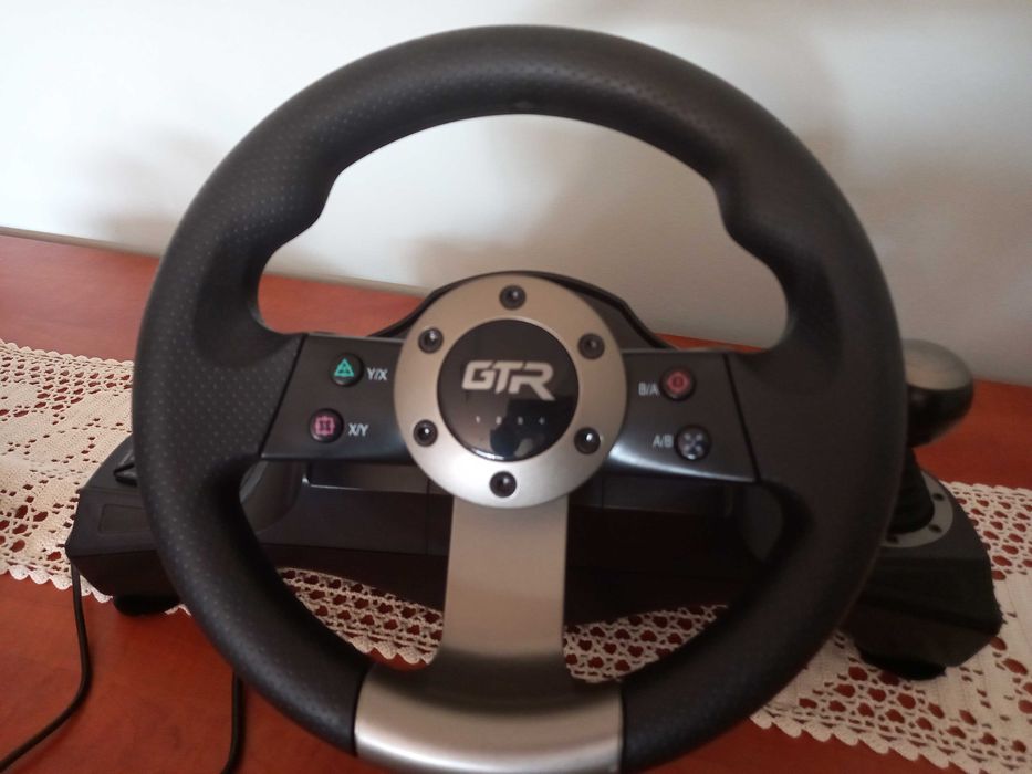 Volante Indeca GTR Elite Preto Multiplataforma