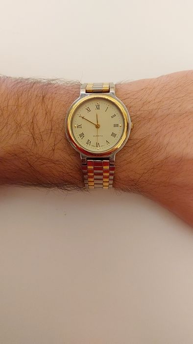 Relógio Quartzo "Two-Tone"