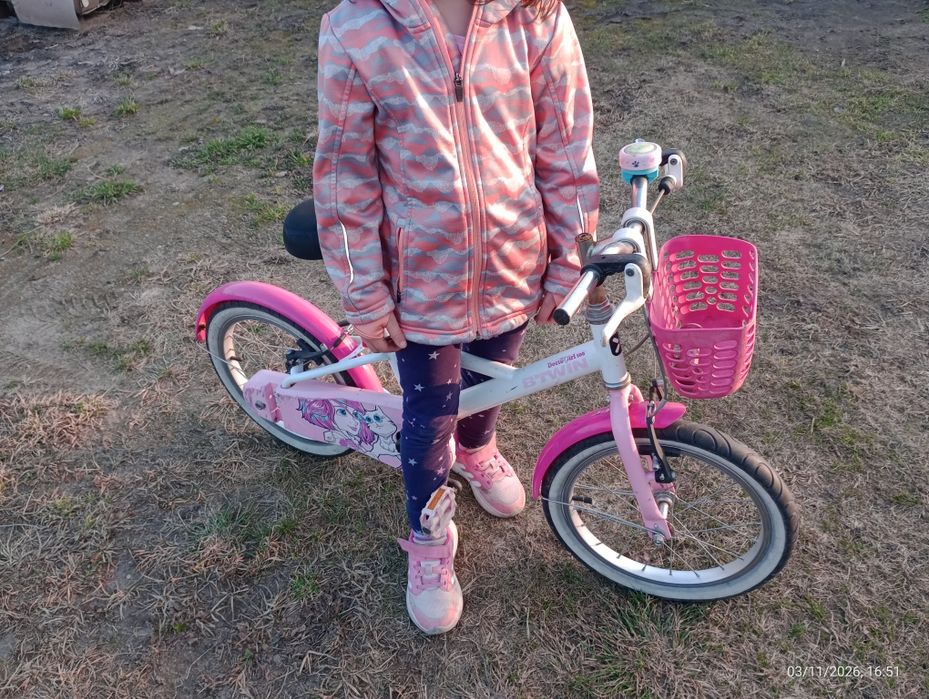 Rower dziecięcy dla dziewczynki