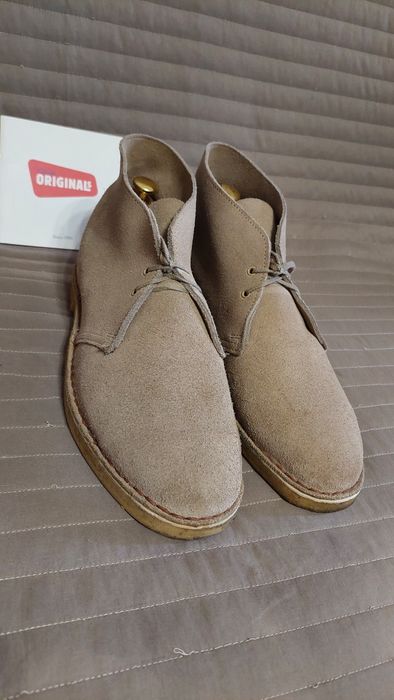 Замшевые  Clarks Desert Boots(туфли,ботинки,кроссовки,обувь