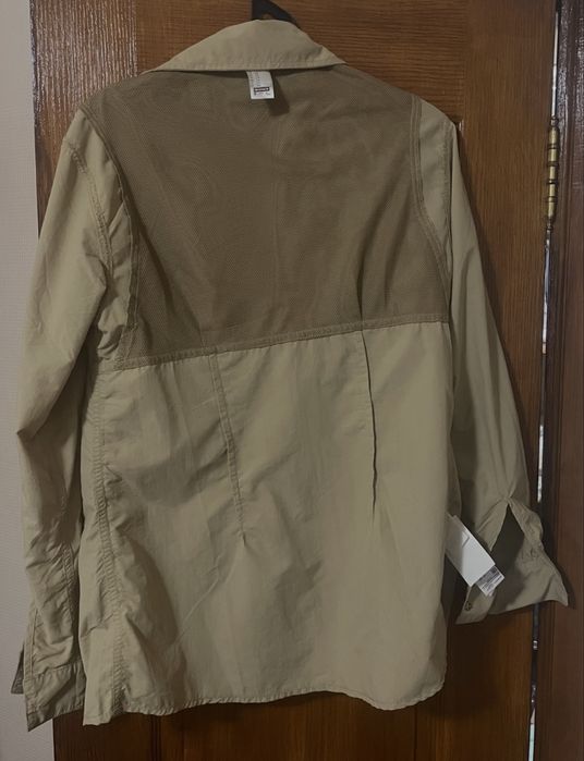 Жіноча туристична сорочка Decathlon UV Protection бежева, розмір M