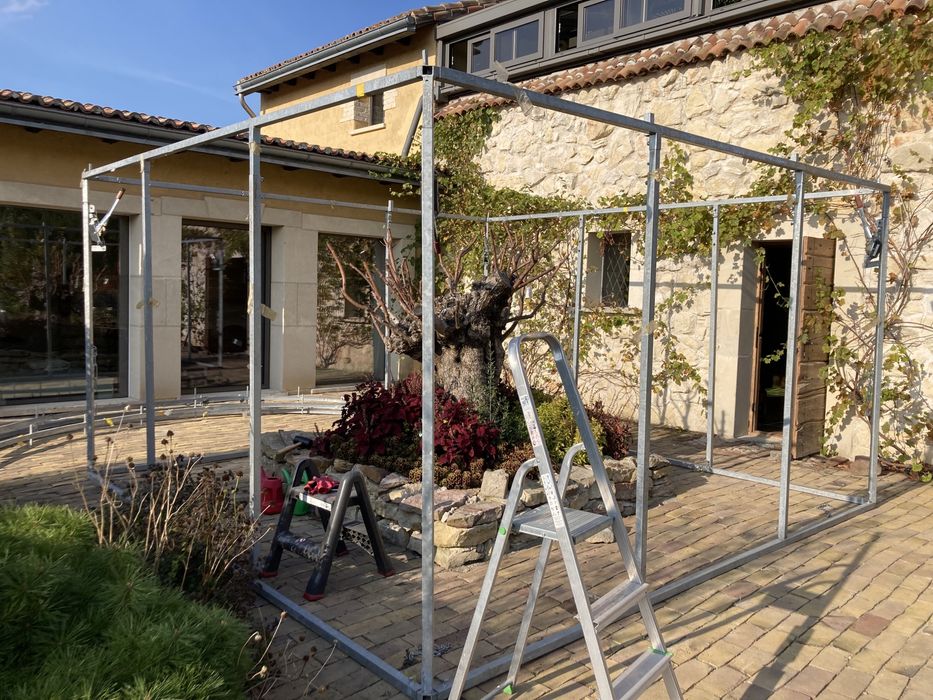 Tunel namiot ogrodowy stelaż szklarnia