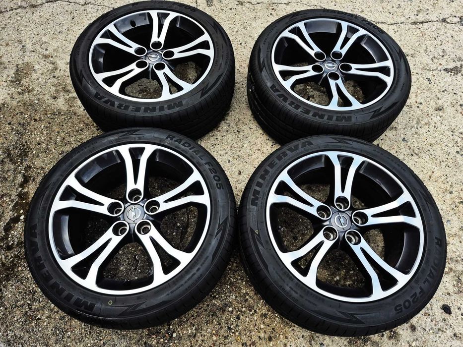 Opel Insignia A OPC  Oryginalne Alufelgi Koła Lato 6,5mm 18 Cali 5x120 ET42 Poler+Grafit