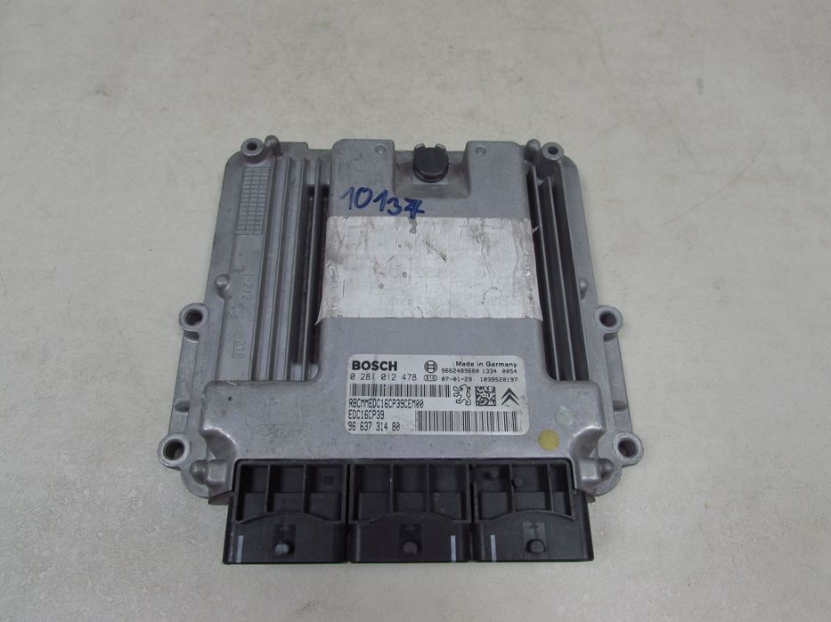 CITROEN PEUGEOT 2.2 HDI KOMPUTER STEROWNIK SILNIKA 0281012478 9663731480