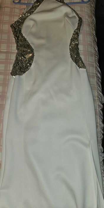 Vestido longo branco