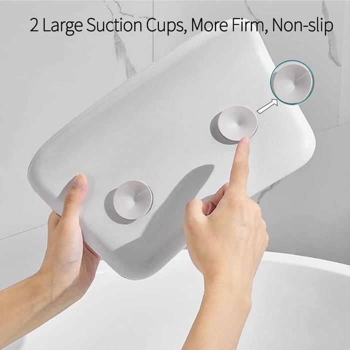 Ergonomiczna poduszka do kąpieli z przyssawkami – Lonkenn