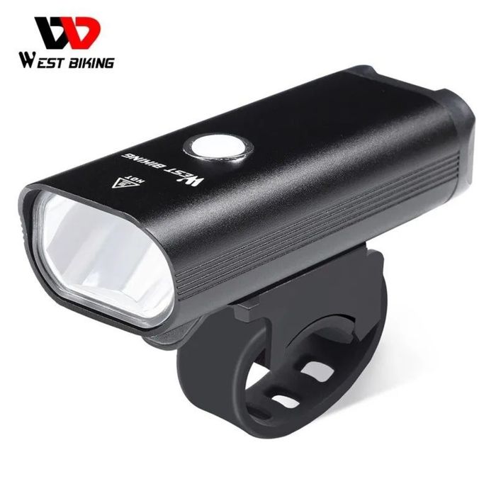 StVZO lampka rowerowa 800LM przednia led west biking 18650 z odcięciem