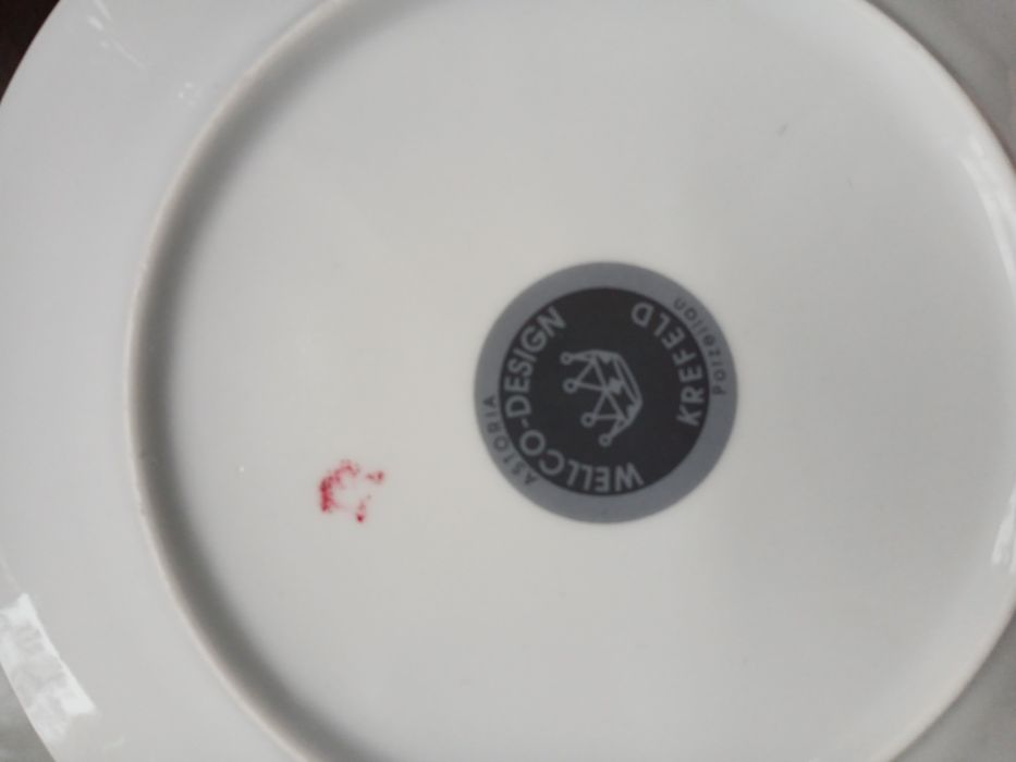 Niemieckie talerze śniadaniowe 6 sztuk komplet