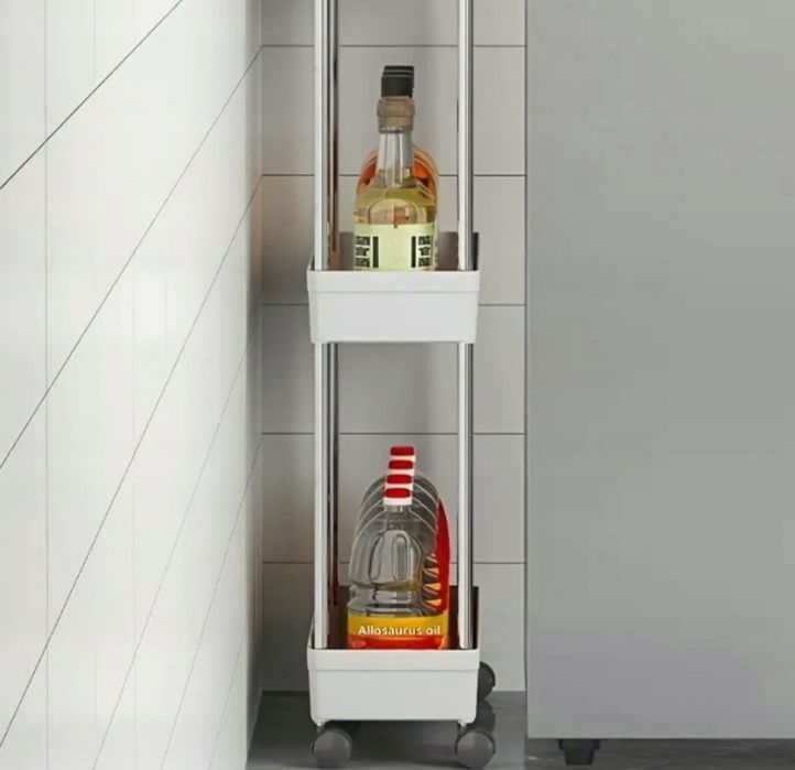 Szafka Regał Organizer na Kółkach do Łazienki Kuchni Wąski