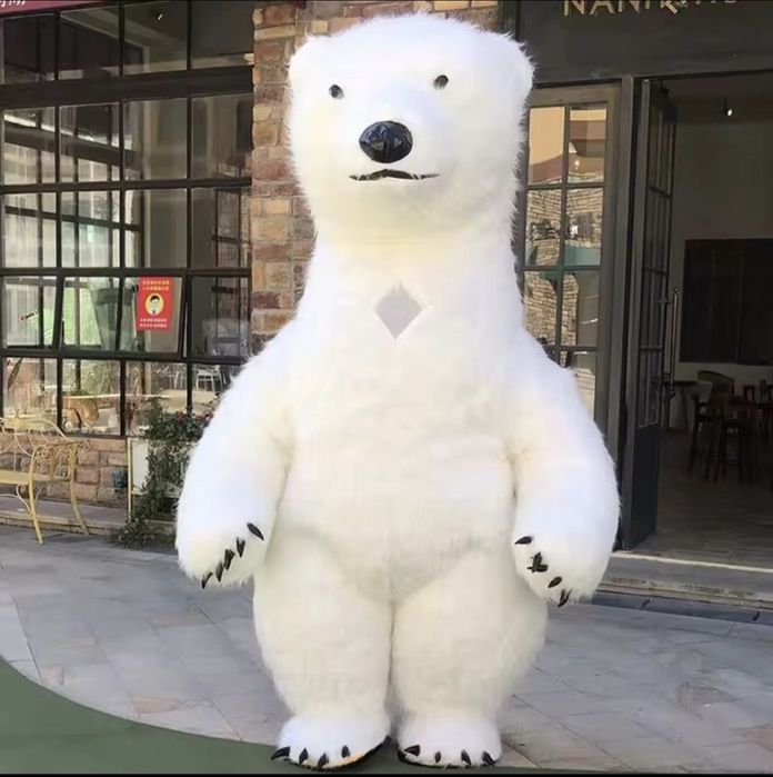 Надувний костюм Ведмідь 1.9 м Пневмокостюм Ростова фігура з  акумулят.