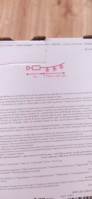 Zestaw lampek zewnętrzne, wewnątrze Actuel