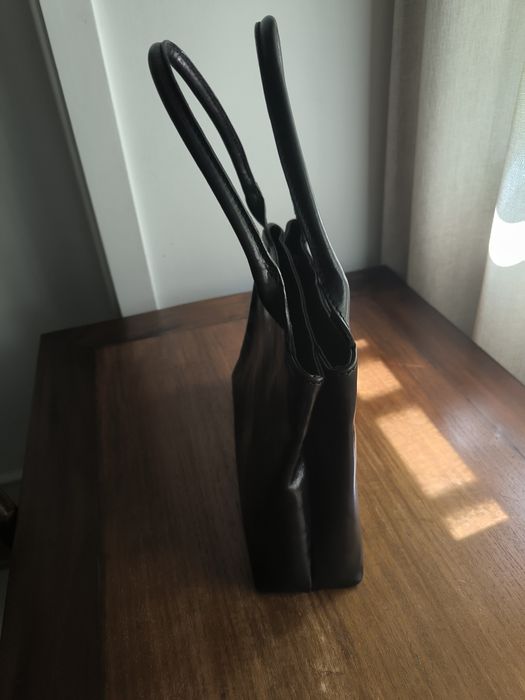 Mala / Carteira em pele preta