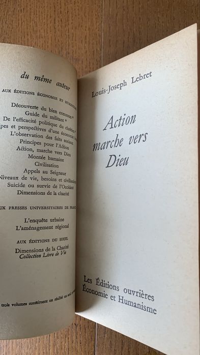 Action marche vers Dieu