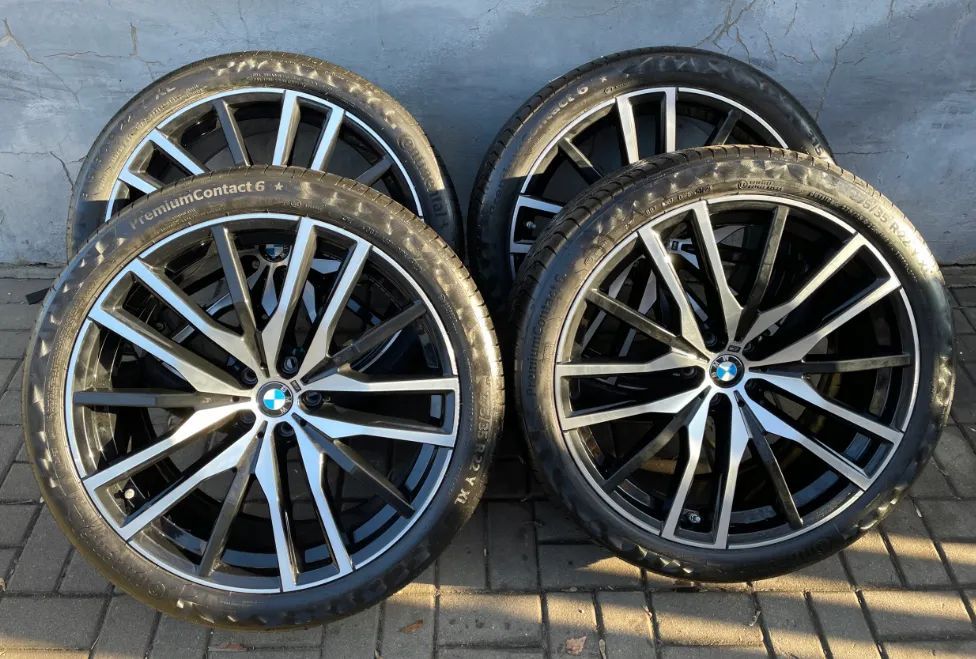 BMW X5 G05 X6 G06 koła felgi opony aluminiowe m pakiet 22'' 742m