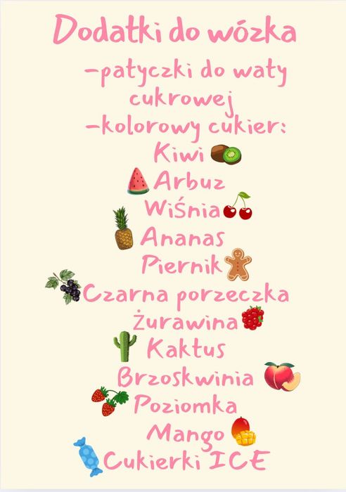 Maszyna do waty cukrowej wynajem