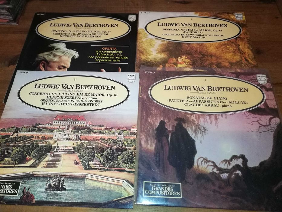 20 discos de Beethoven a 3€ cada: