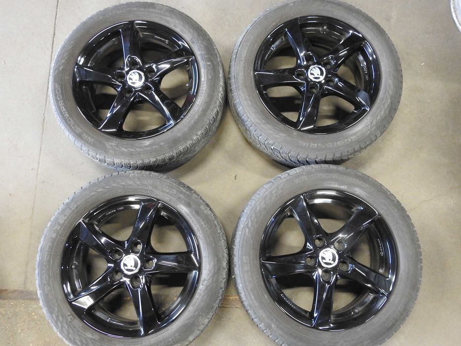 4x Alu Felgi 16'' 5x112 6,5J et46 piasta 57,1mm Brock dedykowane SKODA