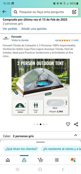 Tenda Forceatt Nova