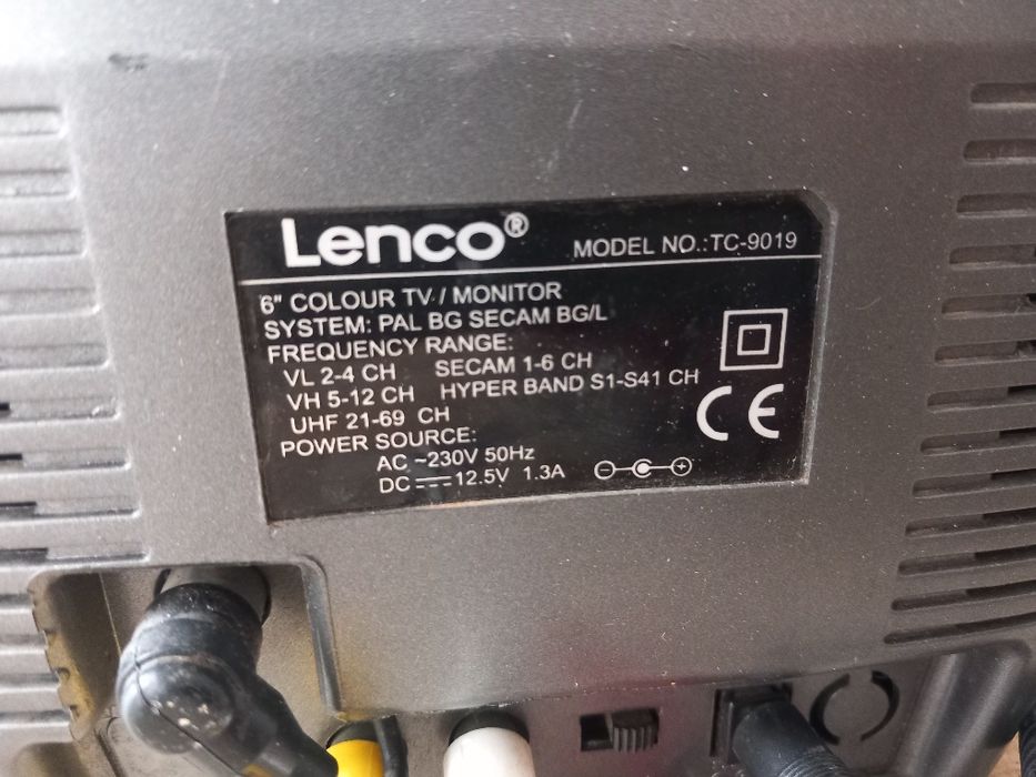 Tv Lenco 6" a cores, 12Vdc