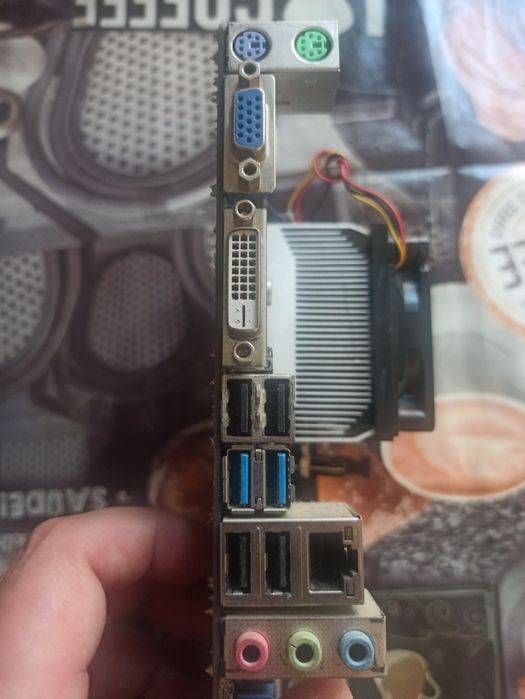 Материнка комплект, Alton x4 640, ddr3 8gb 1600